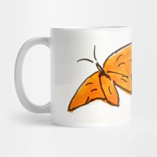 Orange Butterflies Mug